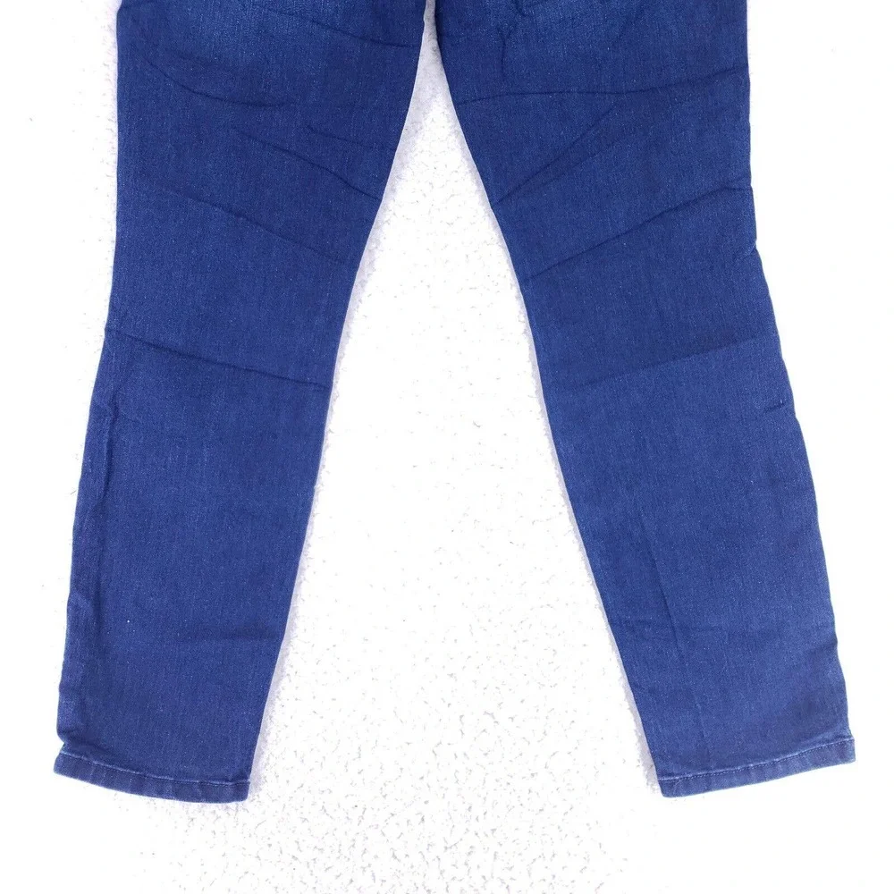 Level 99 Anthropologie Jeans Denim Cotton Womens SZ 27 Blue Straight Stretch VTG
